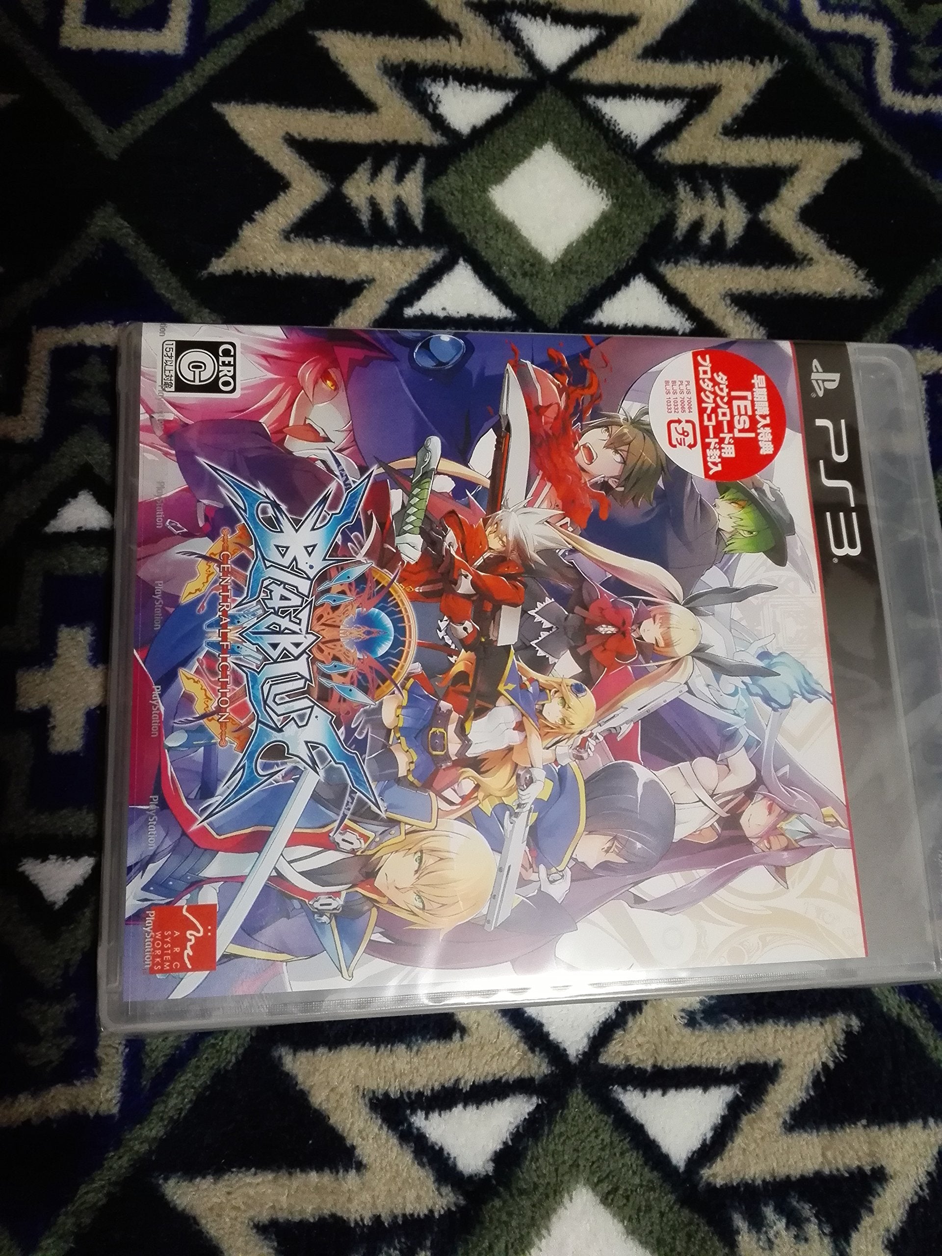 PS3 Blaze Blue Central Fiction with tracking number New from Japan NEW