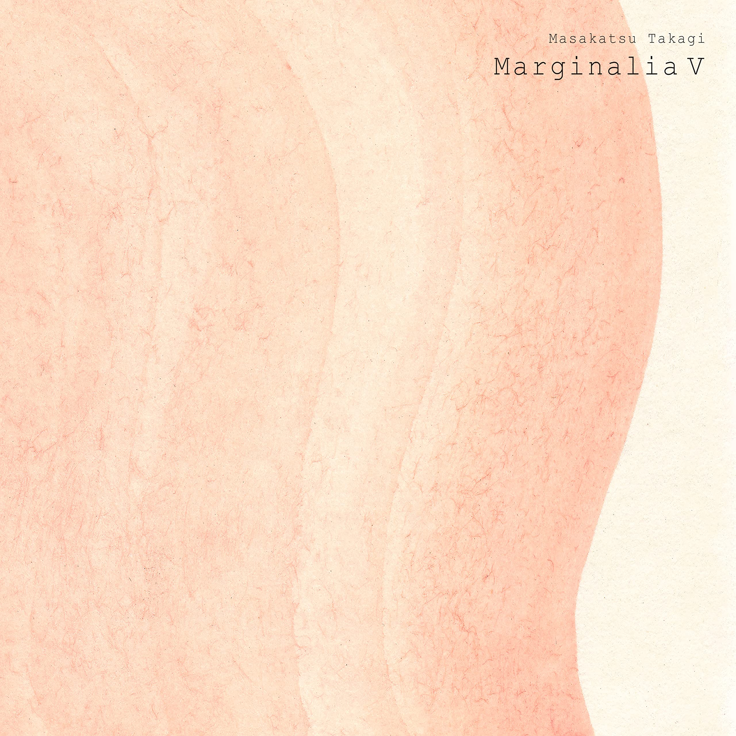 [BRAND NEW] Masakatsu Takagi - Marginalia V [Vinyl]