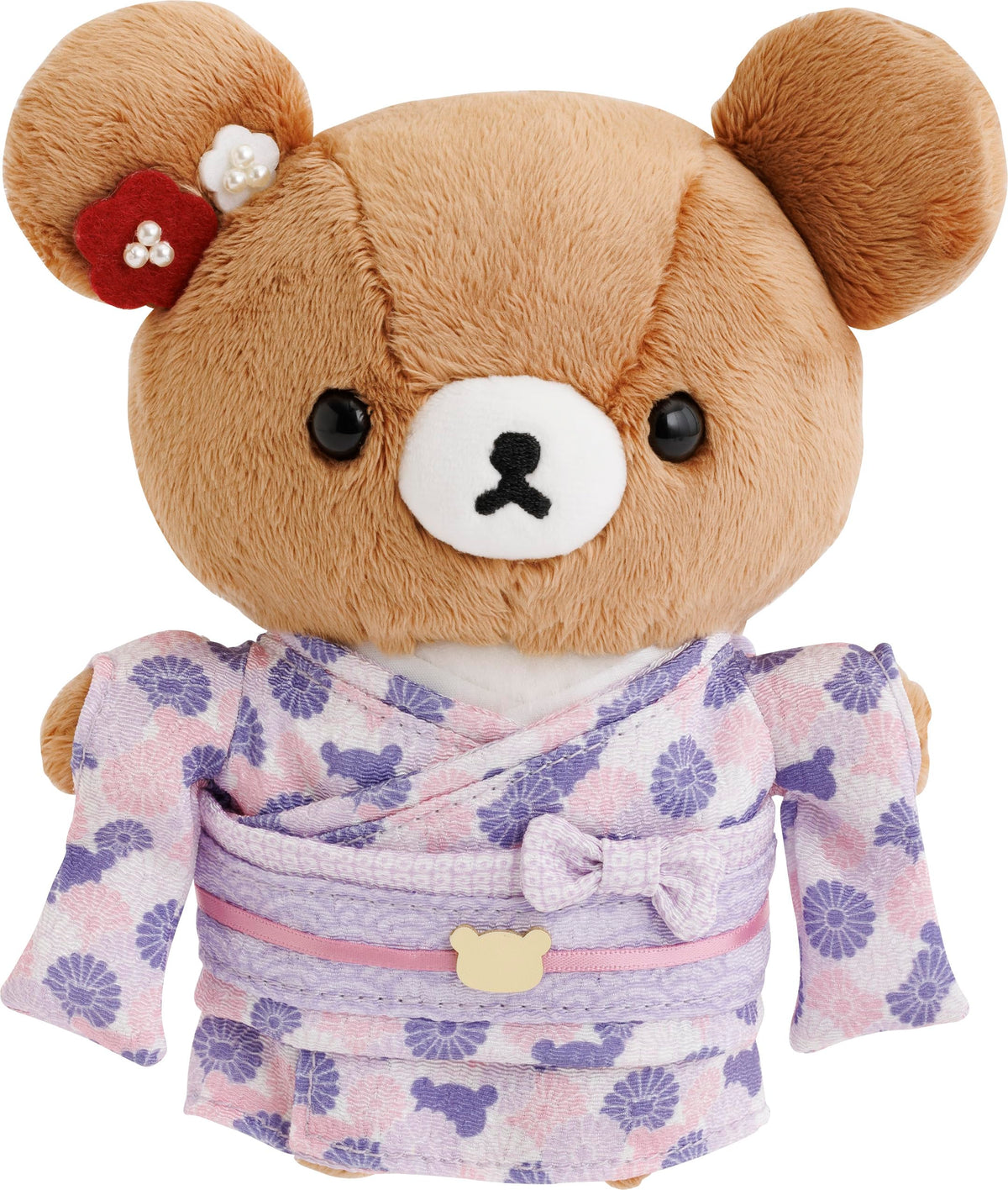 'San-X Rilakkuma Kimono Series Chairoikoguma Collectible Plush Toy NEW'