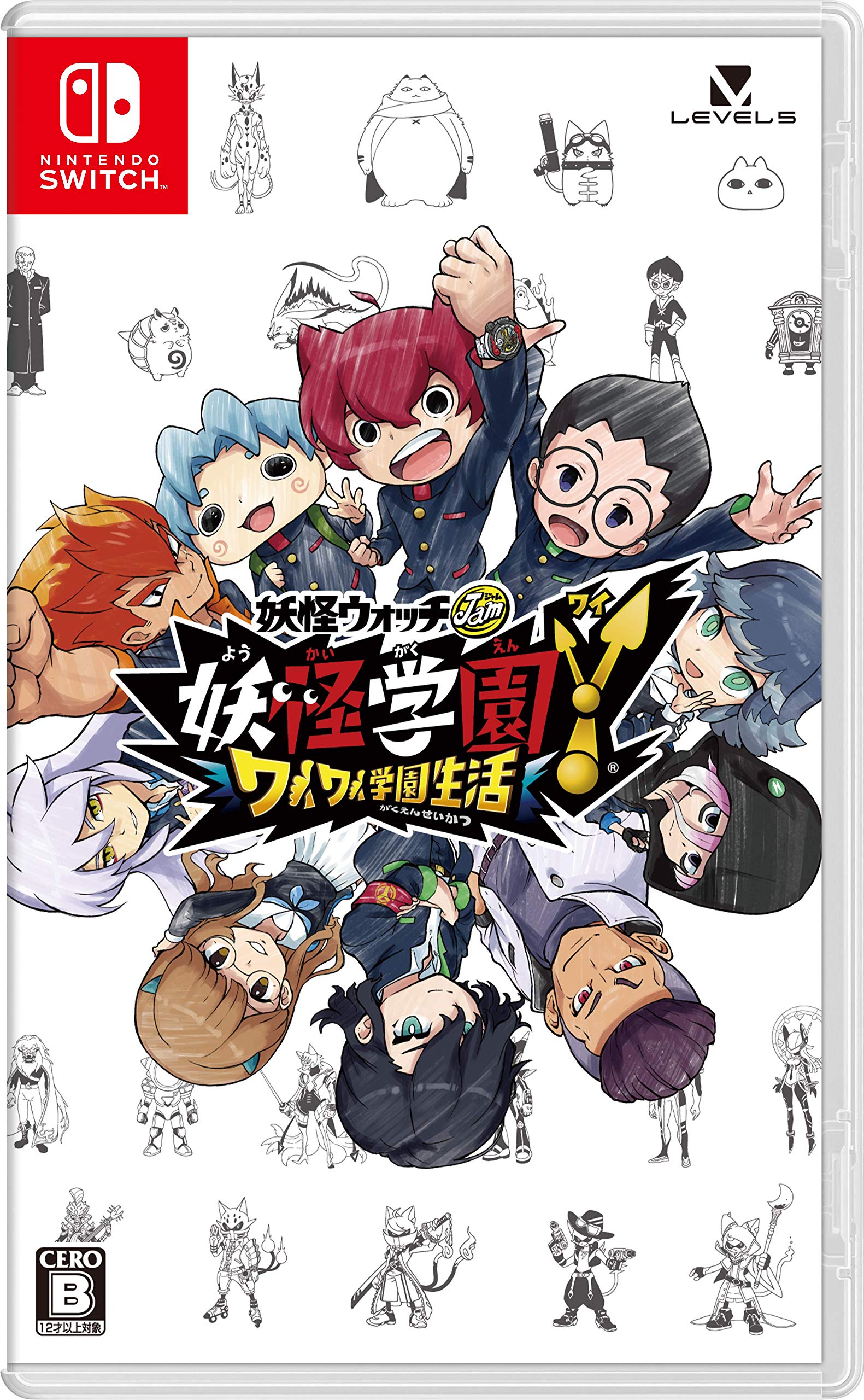 Nintendo Switch Yokai Clock Yokai Gakuen Y Wai Wai School Life Japan New  NEW