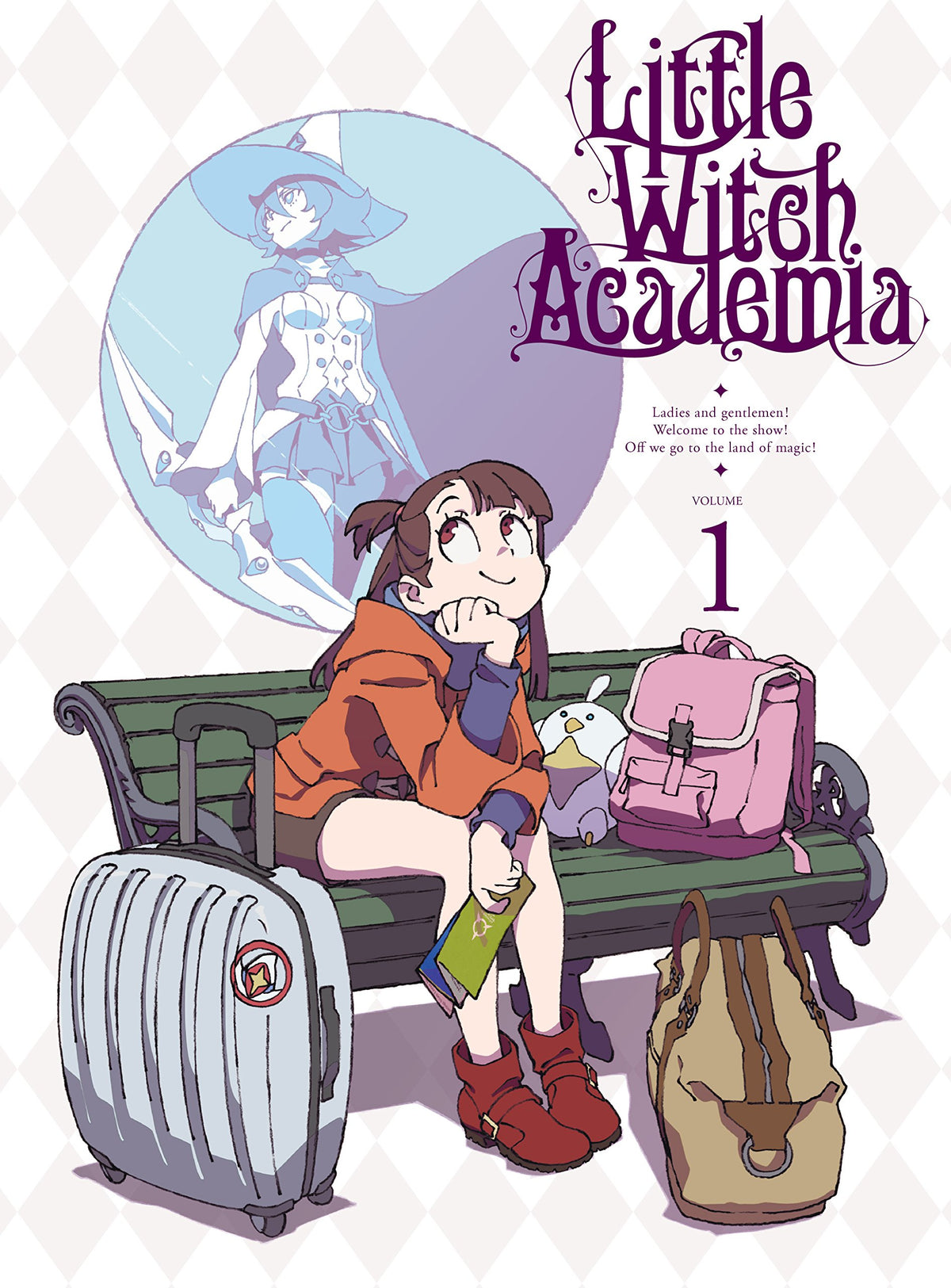 Little Witch Academia Vol.1 Blu-ray First Press Limited Edition Region Free  NEW