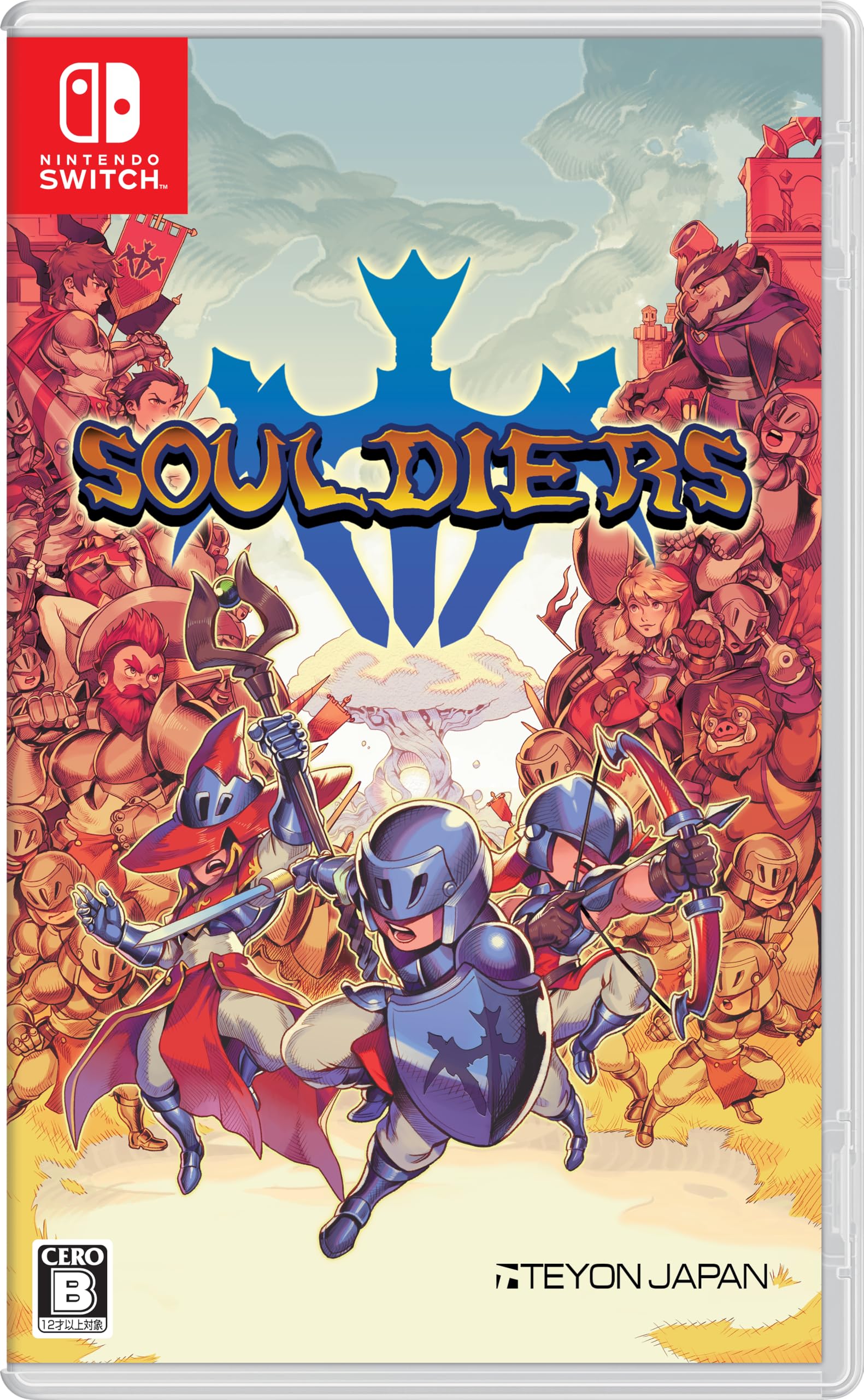 Souldiers Nintendo Switch Video Game Pixel Art Action RPG Multilingual Unopened