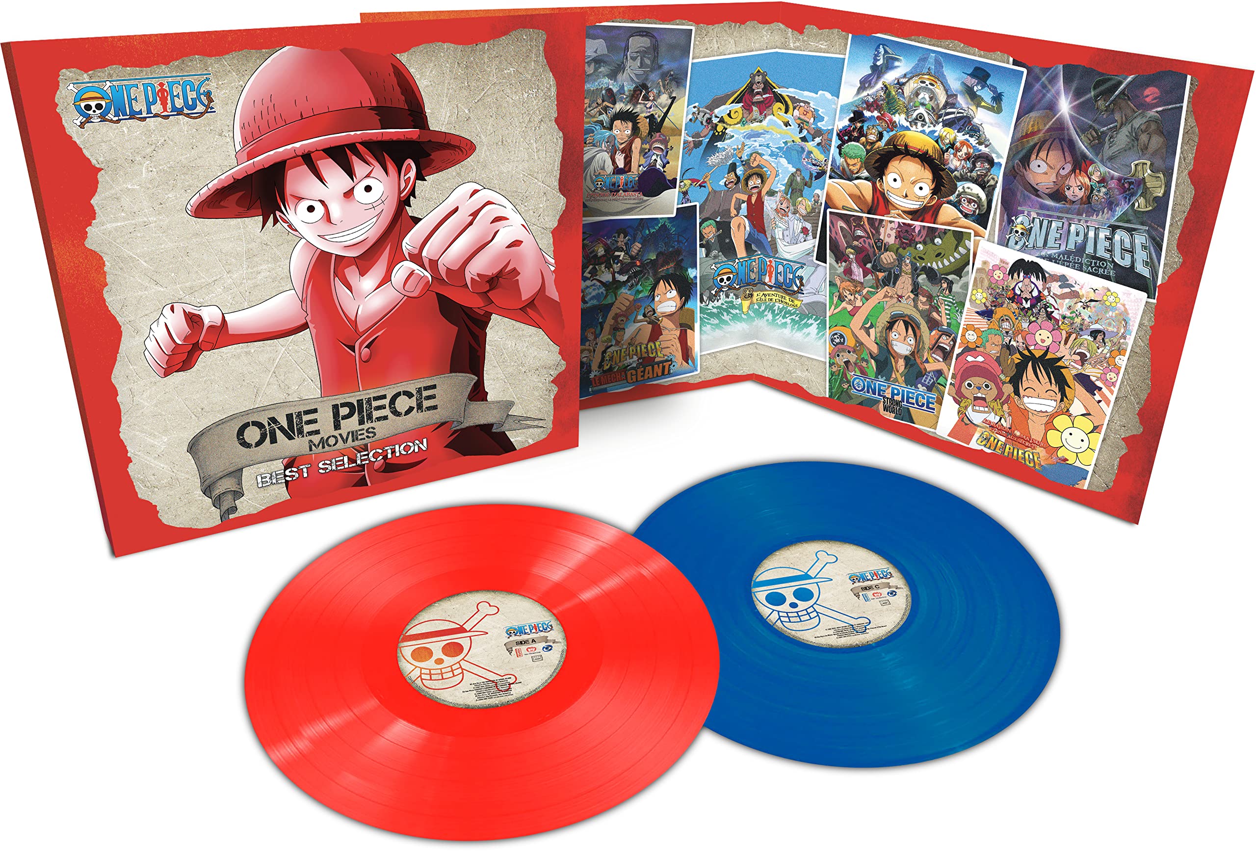 ONE PIECE/One Piece Movies Best Selection (Red & Blue Vinyl Editio DV4760 New LP