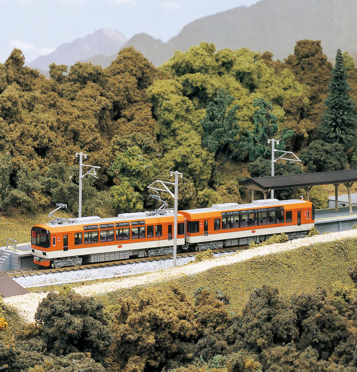 KATO N Gauge Eizan Electric Railway 900 series Kirara Maple Orange Model NEW