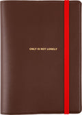 Hobonichi Techo Cousin A5 Cover ONLY IS NOT LONELY Chocolate NEW