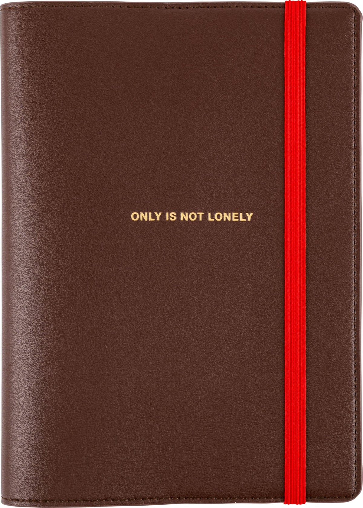 Hobonichi Techo Cousin A5 Cover ONLY IS NOT LONELY Chocolate NEW