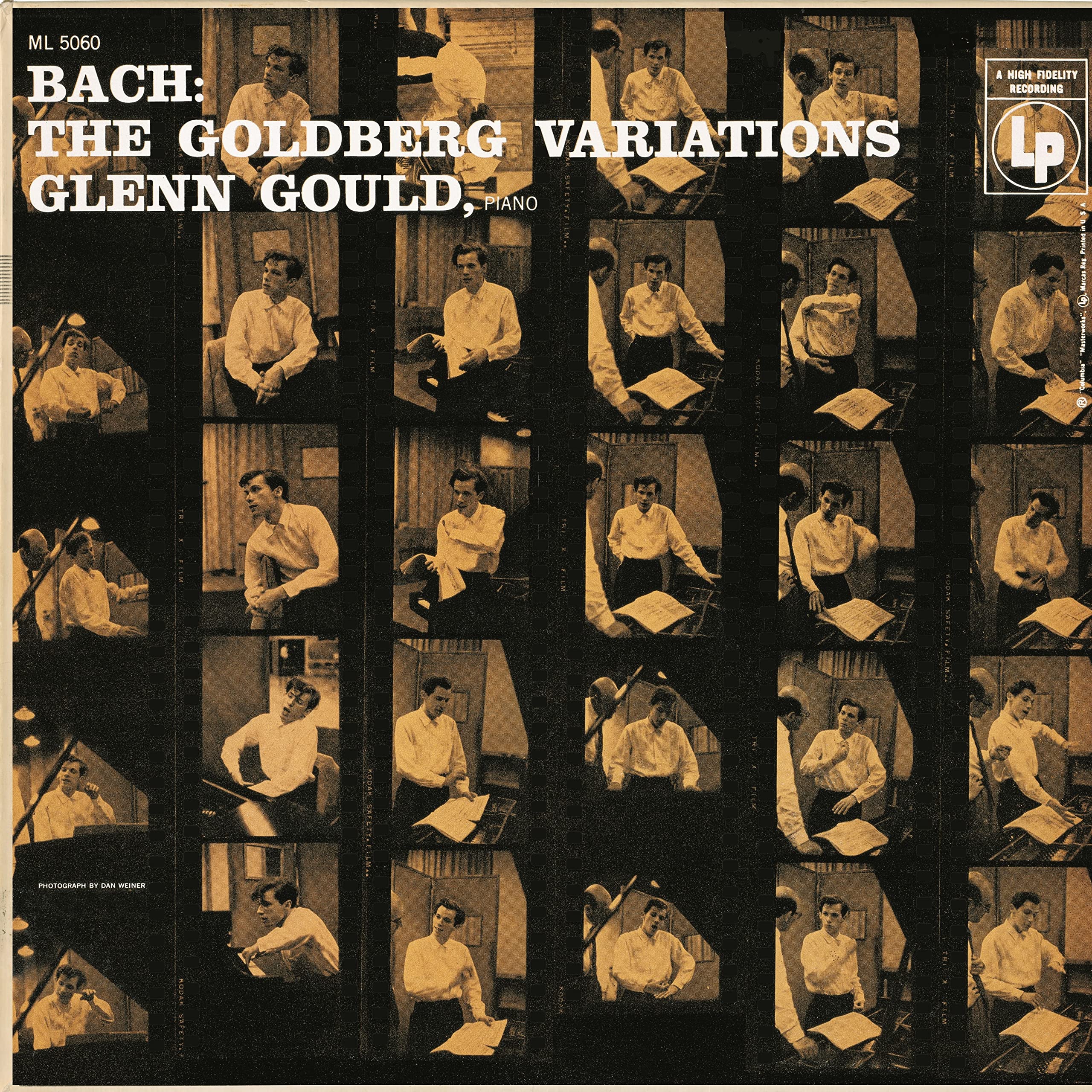 Glenn Gould Piano Vinyl LP Bach Goldberg Variations BWV988 1955 Rec. LP NEW