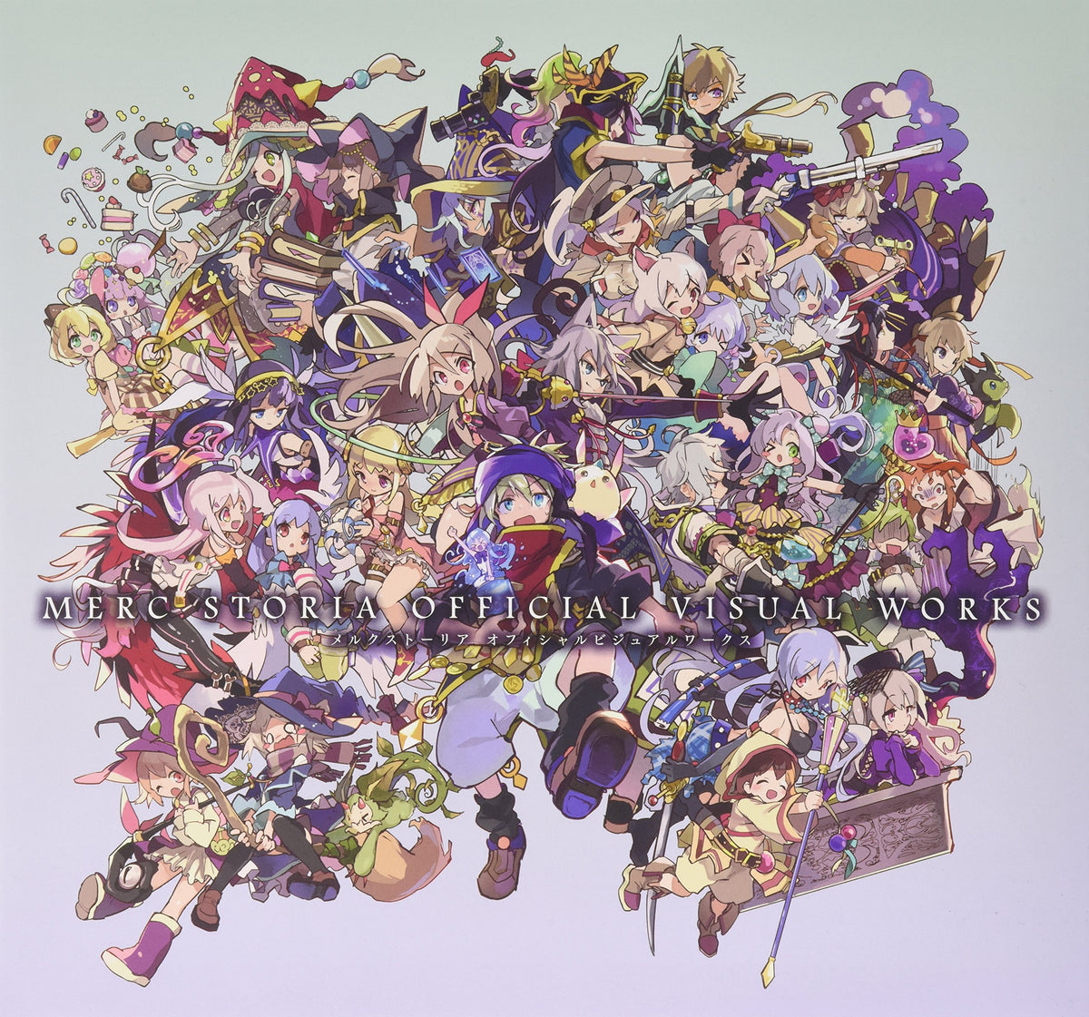 'Merc Storia Official Visual Works - Art Book & Soundtrack CD Japan NEW'