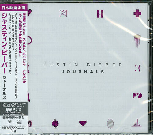Justin Bieber Audio CD Journals From Japan NEW