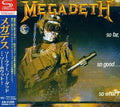 Megadeth - So Far. So Good So What SHM CD From Japan NEW