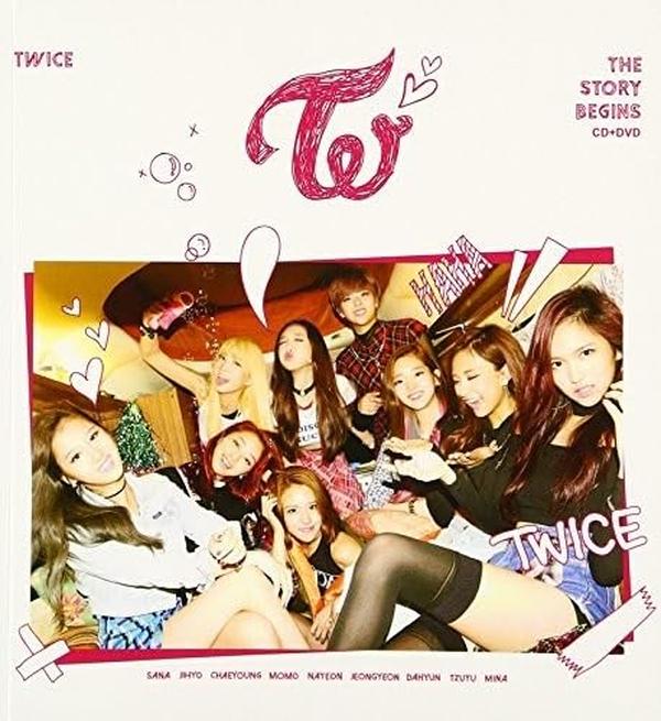 TWICE 1st Mini Album - The Story Begins CD + DVD Taiwan Edition w/Tracking# NEW