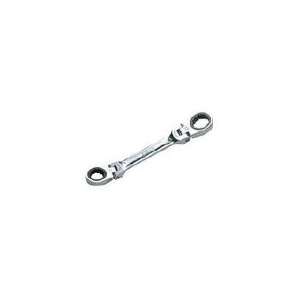 'KTC MR1S-1618F Metric Short Flex Ratchet Box Wrench 16x18mm 170mm Tool Japan NEW'