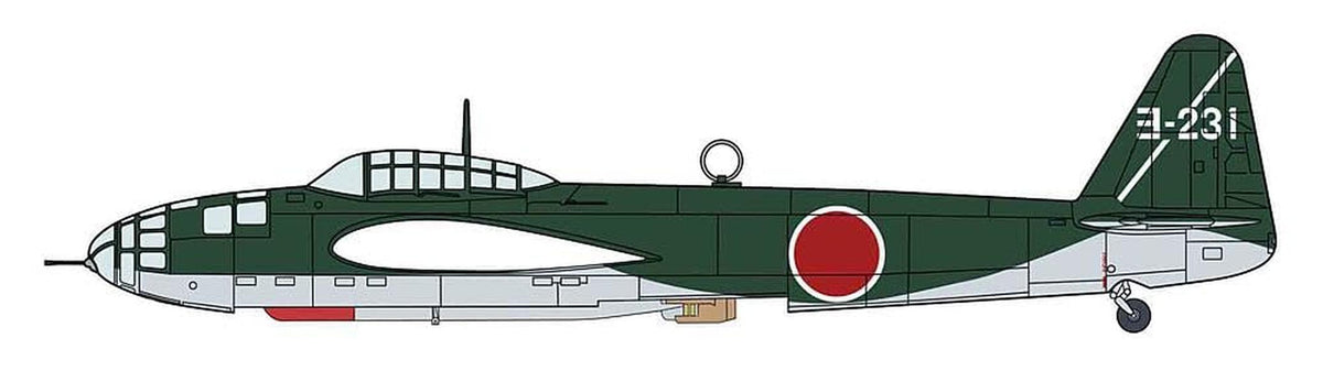'Hasegawa 172 IJN Kugisho P1Y1 Ginga Land-Based Bomber Model Kit NEW'