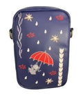 'Moomin Little My 2-Way Mini Shoulder Bag Umbrella Pattern Navy NEW'