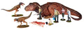 KAIYODO ART PLA Researcher and Tyrannosaurus Set 135 Scale Unpainted NEW