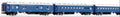 KATO N Gauge Old-style Passenger Car 4-Car Set Blue 10-034-1 Model Train NEW